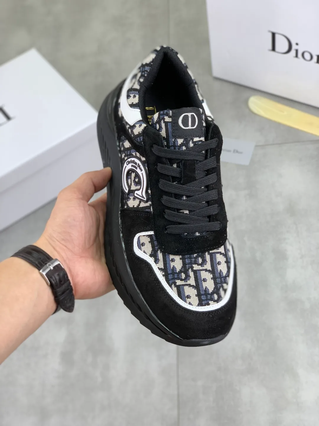 Men's Men's Shoes💰P440💰[New Style]🆘[Dior] 2025 Dior Original Lace-up Low-top Men's Shoes Classic casual shoes 🔥This model is the official classic model, with high quality and made by famous original designers. It is made of high-quality cowhide with original materials➕comfortable and breathable mesh lining➕pigskin insole. The perfect last shape and generous and fashionable design have attracted many consumers and are suitable for drivers to drive🚗. What you want is the highest quality in the market. Color: multi-color. Code number: 38--44 (45 customized)